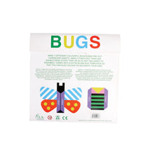 Load image into Gallery viewer, Reverse of card packaging shows real size of bugs. 
