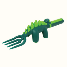 Load image into Gallery viewer, Fork as seen from the side shows that fork sits on 4 legs. 
