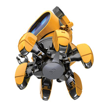 Load image into Gallery viewer, Yellow robot as seen from below (6 legs total). 
