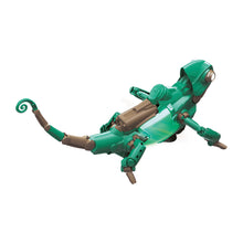 Load image into Gallery viewer, Chameleon as seen from above with side panel now green.
