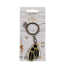 Load image into Gallery viewer, Keyring on card backing with Harry Potter text. 
