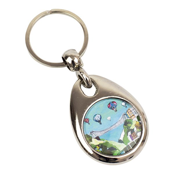 Clifton Balloons Metal Keyring