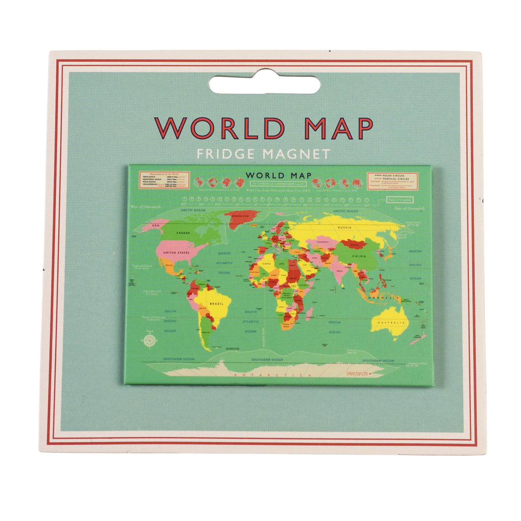 World Map Magnet