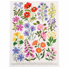 Load image into Gallery viewer, Completed 1000 piece wild flower puzzle
