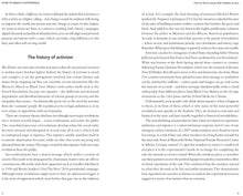 Load image into Gallery viewer, Pages 2-3 have 7 paragraphs across both pages, with a subtitle &#39;the history of activism&#39;. 
