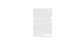 Load image into Gallery viewer, Page 7 with blank page on opposite side. Page shows 2 paragraphs of text, starting with &#39;American swimmer, Nathan Adrian can hear the muffled cheering of the crowd through the water.&#39;
