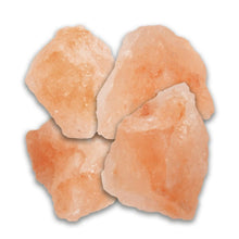 Load image into Gallery viewer, Himalayan salt is coral coloured, opaque and large. 
