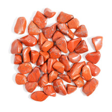 Load image into Gallery viewer, Pile of orange-red brecciated jasper has lines of grey.
