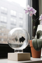 Load image into Gallery viewer, radiometer sits in the window with a potted orchid. 
