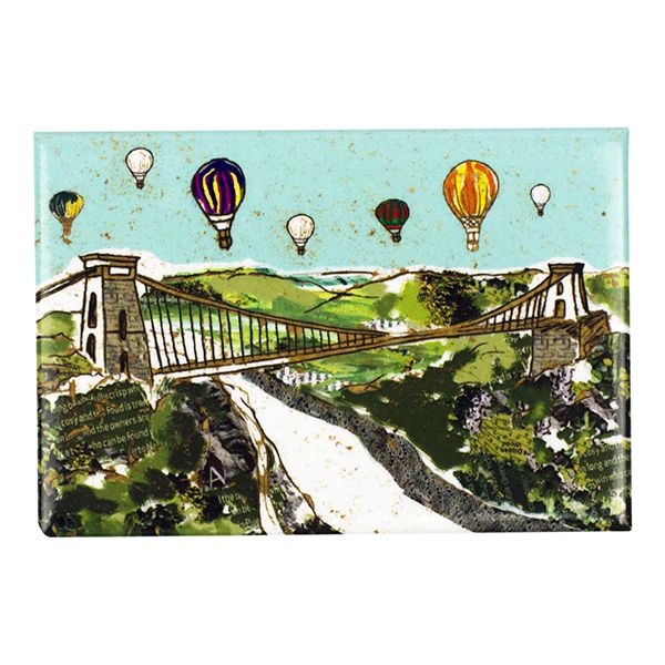 Balloons over the Bridge Magnet