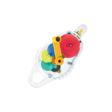 Load image into Gallery viewer, Picture of bulb. Bulb is clear with brightly coloured gears inside and a yellow crank handle.
