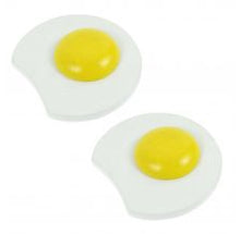 Load image into Gallery viewer, Two fried eggs. 
