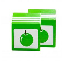 Load image into Gallery viewer, Two green apple juice boxes with pictures of green apples on the side. 
