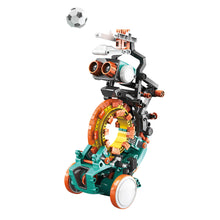 Load image into Gallery viewer, Throwing robot mode depicts a football floating above the robots head.

