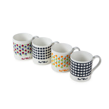 Load image into Gallery viewer, 4 mugs grouped together in a line.
